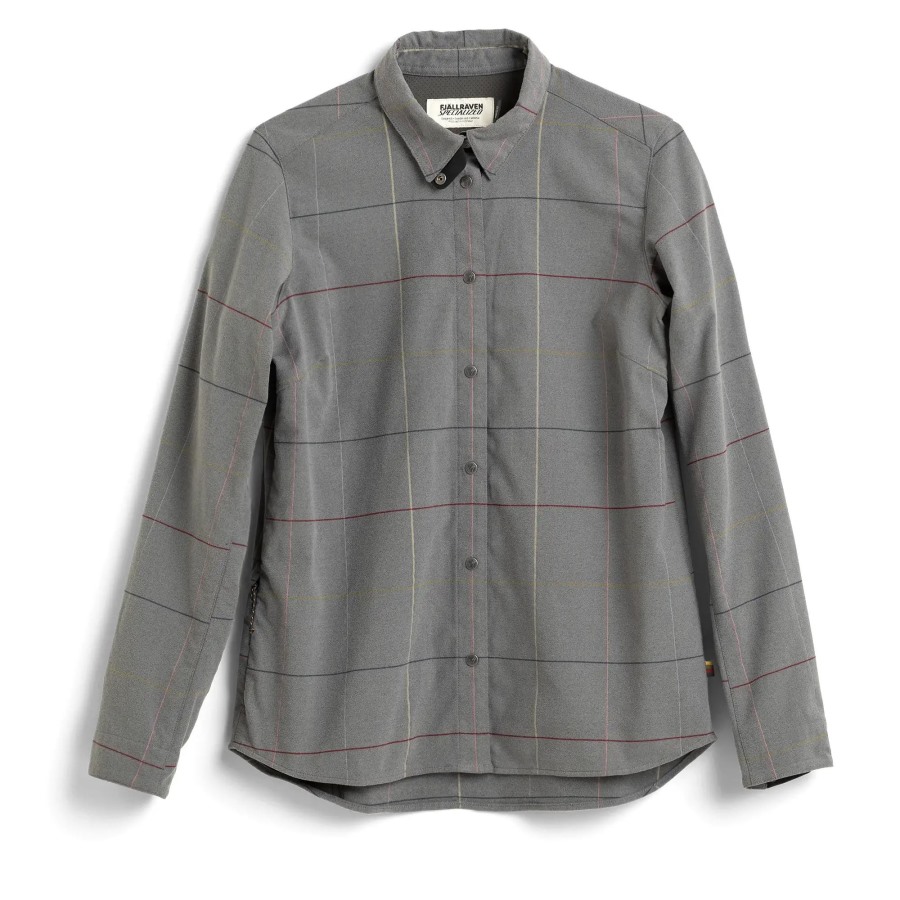 Grey Flag Window S/F Rider'S Flannel Shirt Ls W Fjällräven Outlets