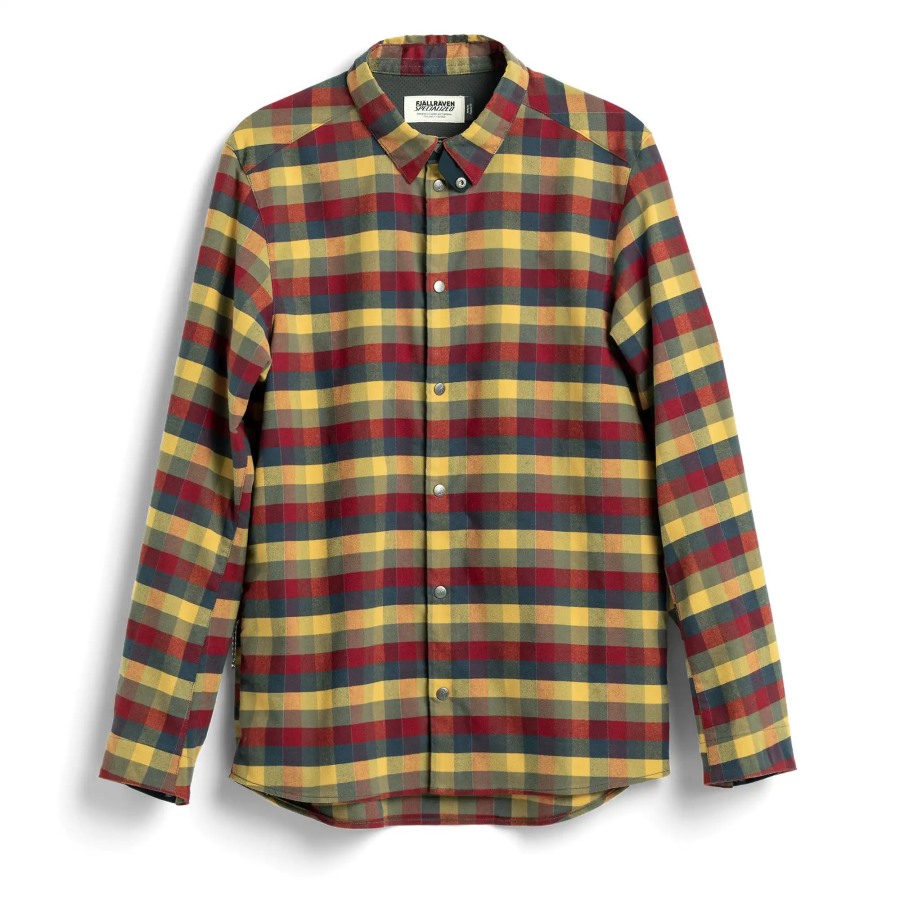 Fjällräven Outlets Flag Check S/F Rider'S Flannel Shirt Ls M