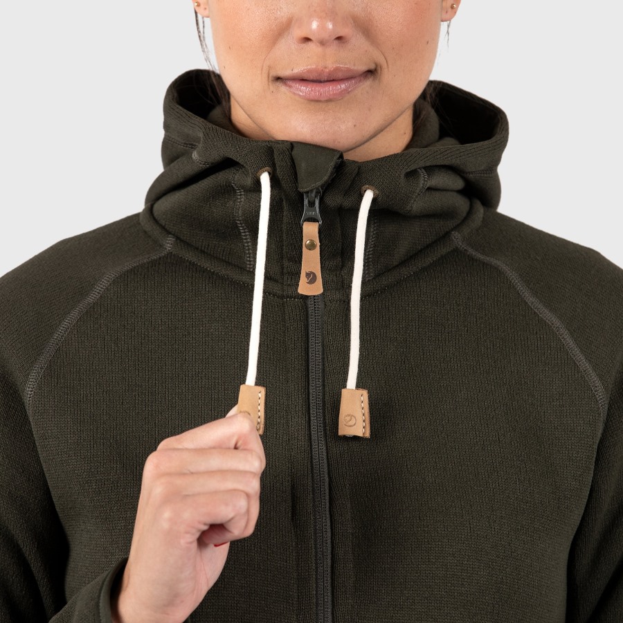 Deep Forest Övik Fleece Hoodie W Fjällräven Outlets