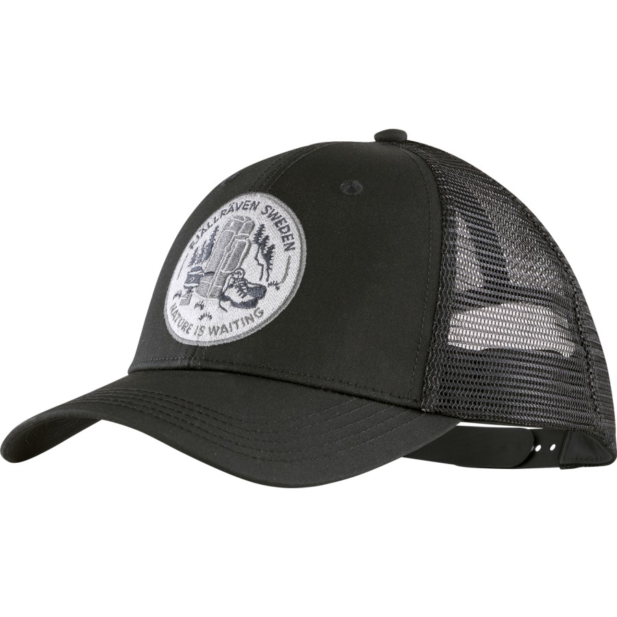 Fjällräven Outlets Black Fikapaus Långtradarkeps