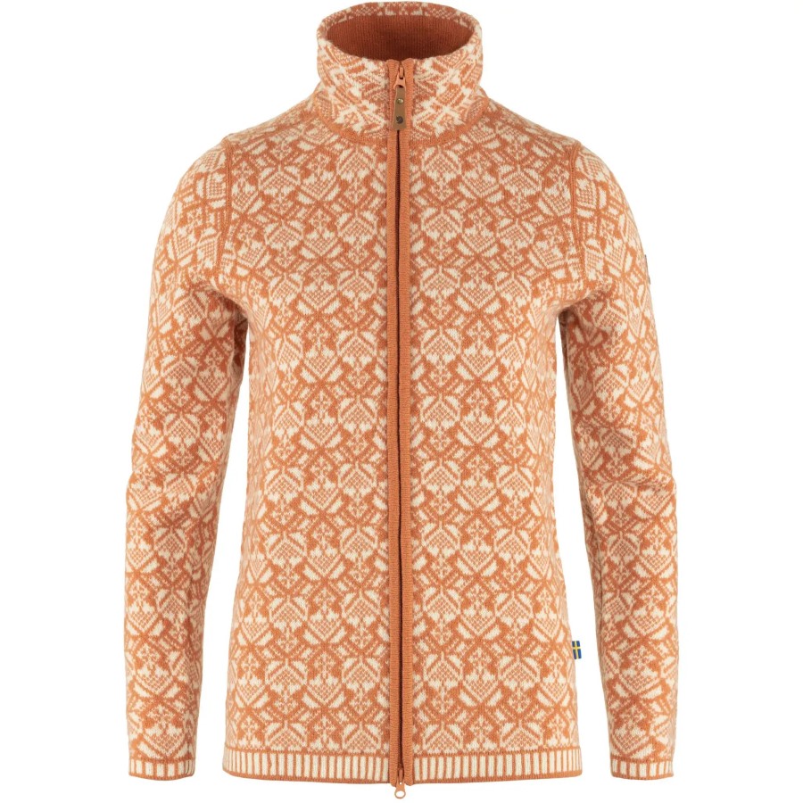 Snow Cardigan W Fjällräven Outlets Desert Brown