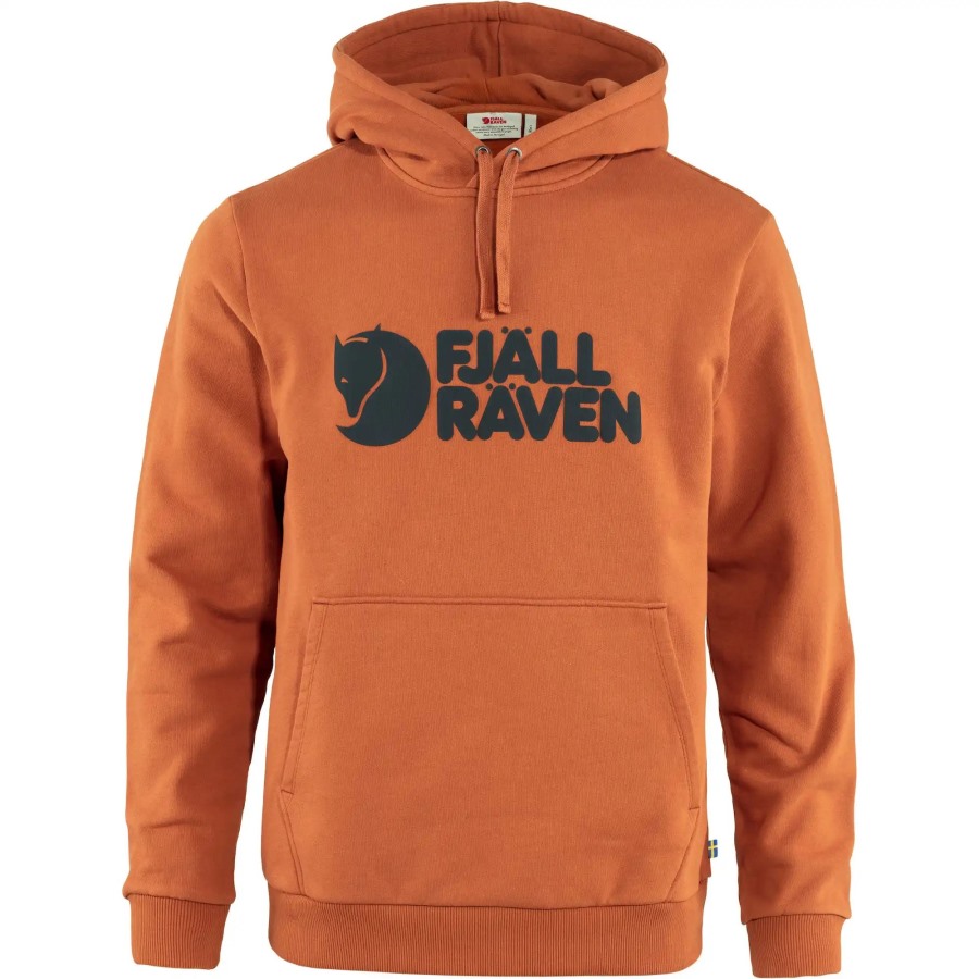 Logo Hoodie M Fjällräven Outlets Terracotta Brown