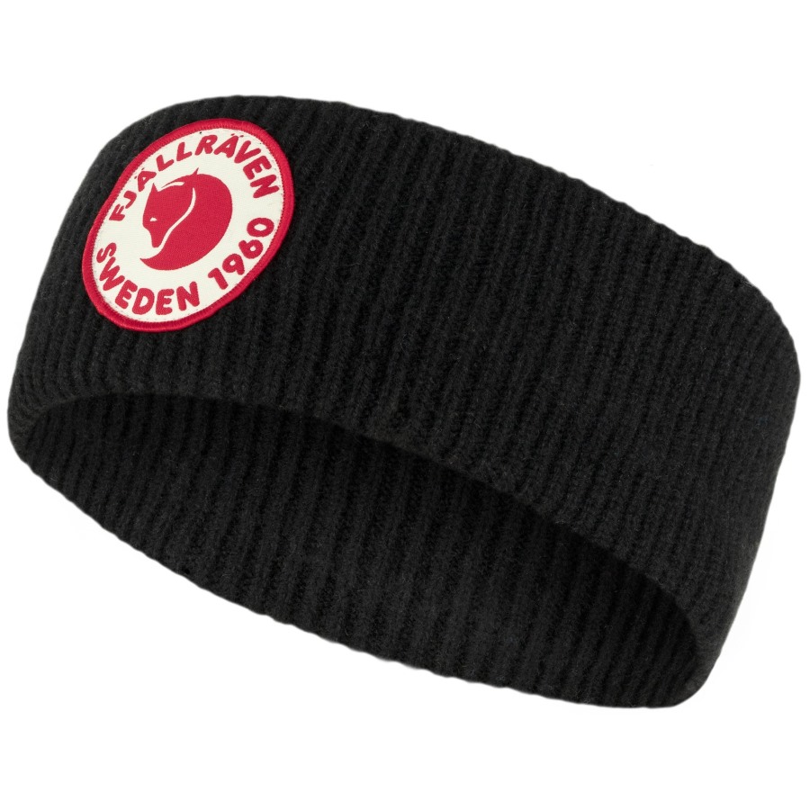 Fjällräven Outlets Black 1960 Logo Headband
