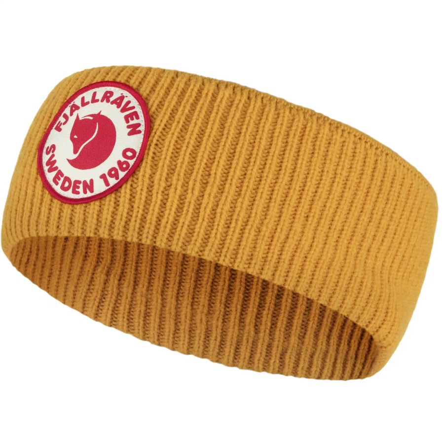 Mustard Yellow Fjällräven Outlets 1960 Logo Headband