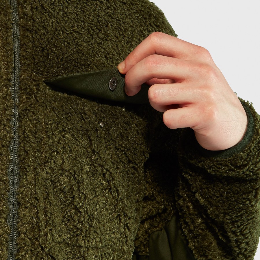 Fjällräven Outlets Greenland Pile Fleece M Dark Grey