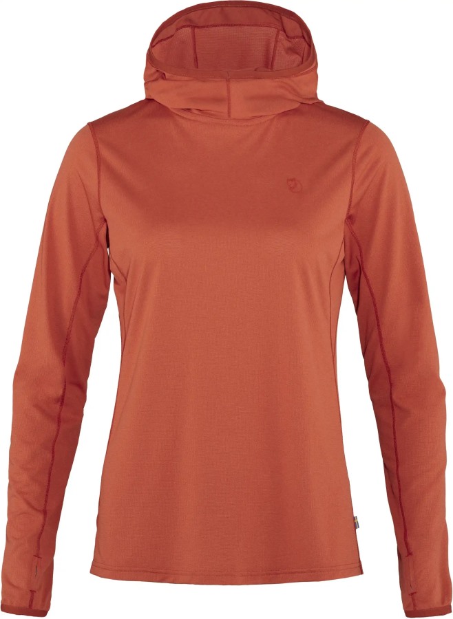 Rowan Red Fjällräven Outlets Abisko Sun-Hoodie W