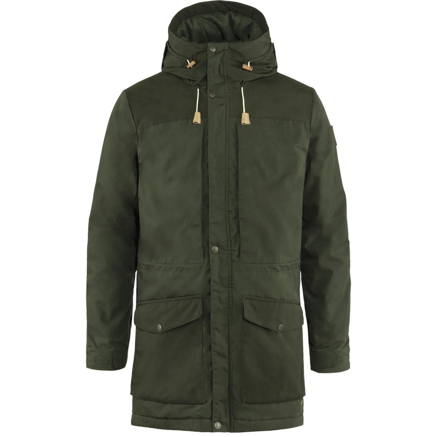 Singi Wool Padded Parka M Deep Forest Fjällräven Outlets
