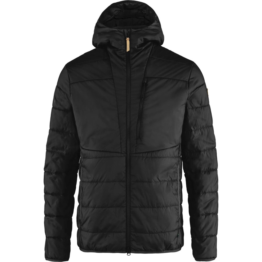 Fashion Fjällräven Outlets Black Keb Padded Hoodie M