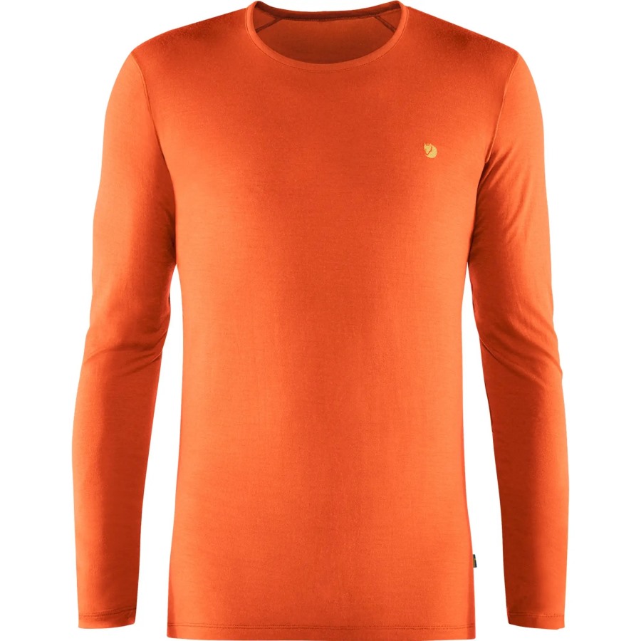 Hokkaido Orange Fjällräven Outlets Bergtagen Thinwool Ls M